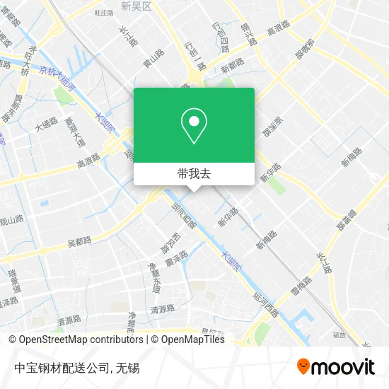 中宝钢材配送公司地图
