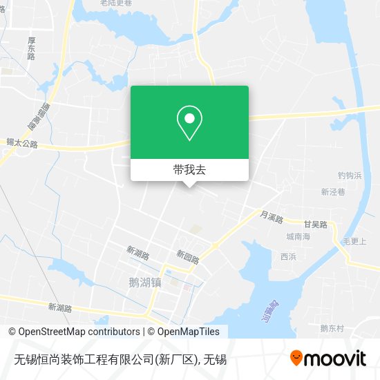 无锡恒尚装饰工程有限公司(新厂区)地图
