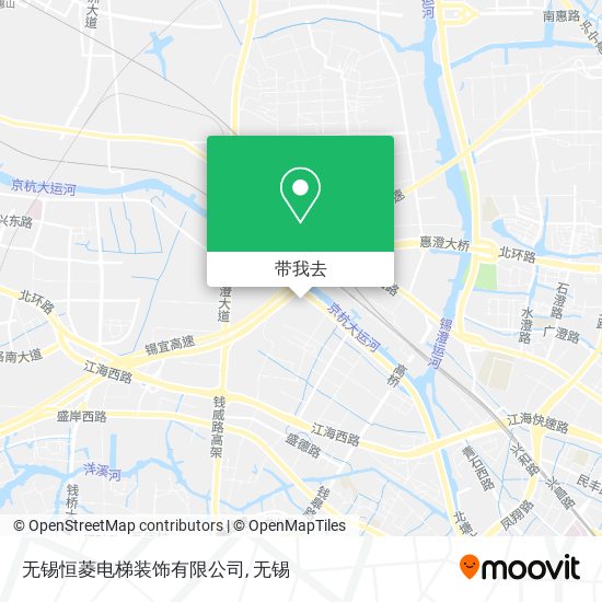 无锡恒菱电梯装饰有限公司地图