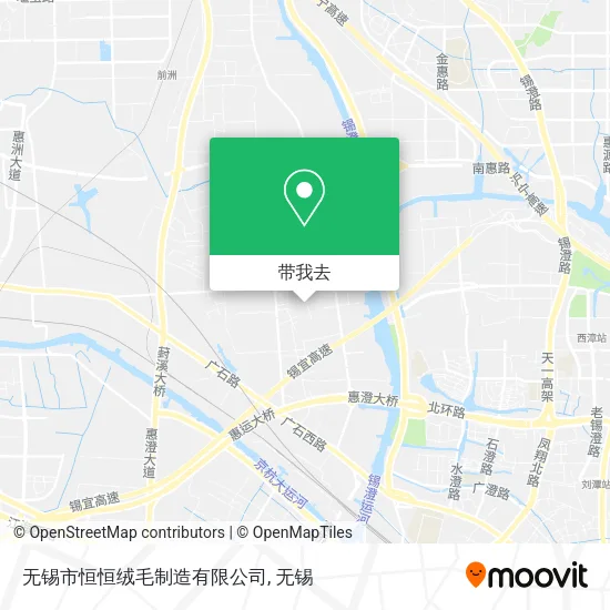 无锡市恒恒绒毛制造有限公司地图