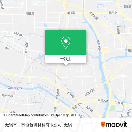 无锡市百事恒包装材料有限公司地图
