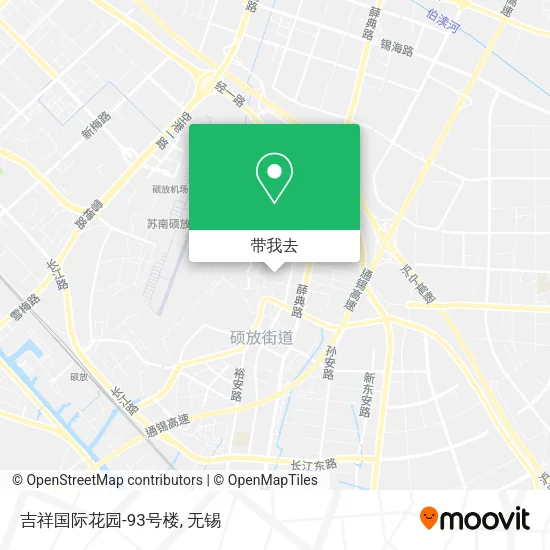 吉祥国际花园-93号楼地图