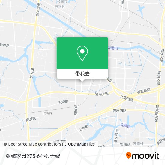 张镇家园275-64号地图