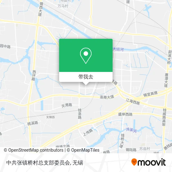 中共张镇桥村总支部委员会地图