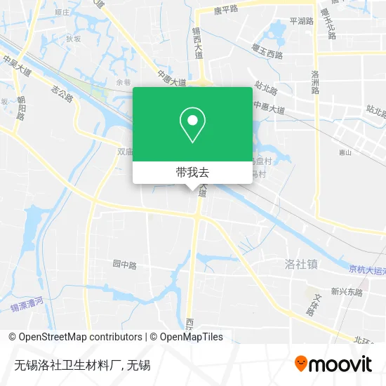 无锡洛社卫生材料厂地图
