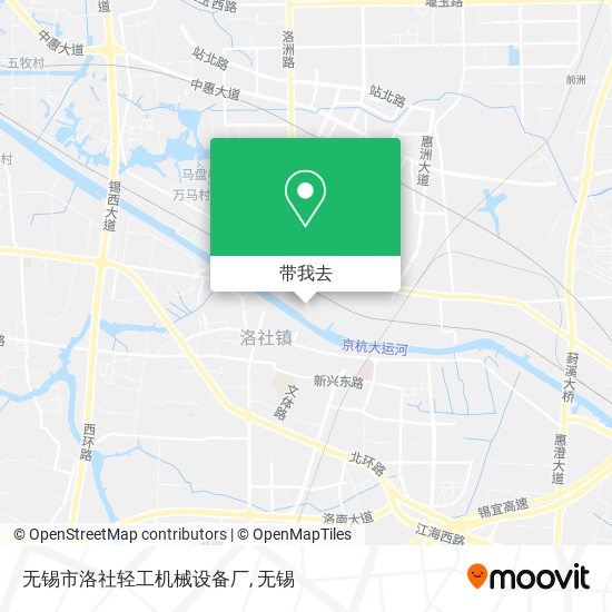 无锡市洛社轻工机械设备厂地图
