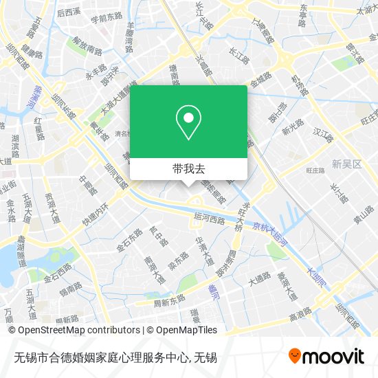 无锡市合德婚姻家庭心理服务中心地图