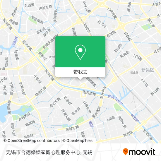 无锡市合德婚姻家庭心理服务中心地图