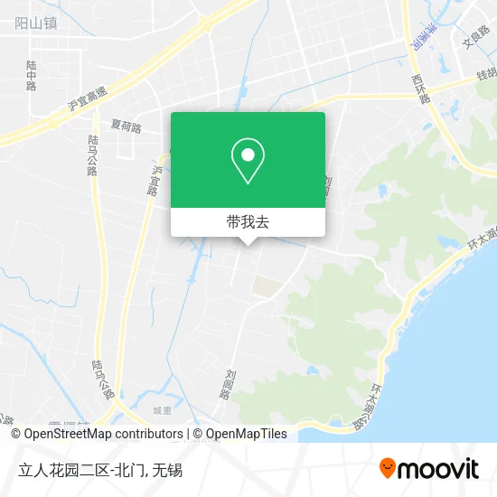 立人花园二区-北门地图