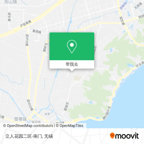 立人花园二区-南门地图