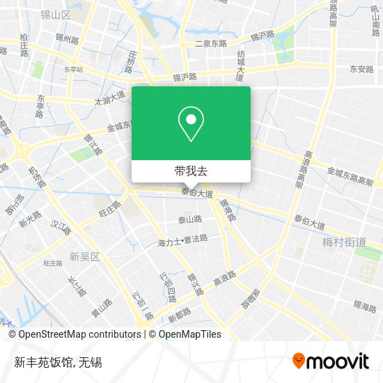 新丰苑饭馆地图