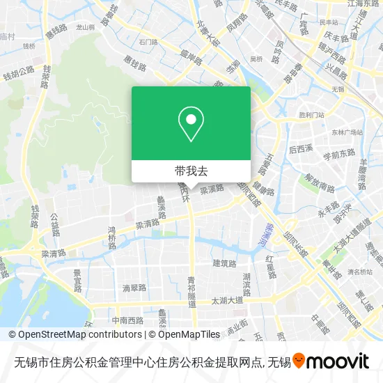 无锡市住房公积金管理中心住房公积金提取网点地图