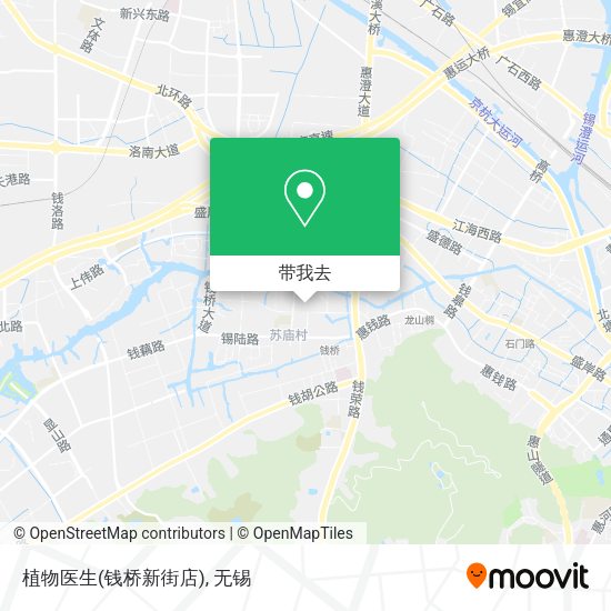 植物医生(钱桥新街店)地图