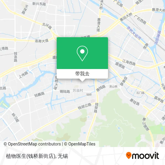 植物医生(钱桥新街店)地图