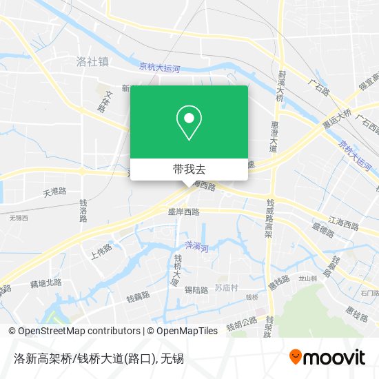 洛新高架桥/钱桥大道(路口)地图