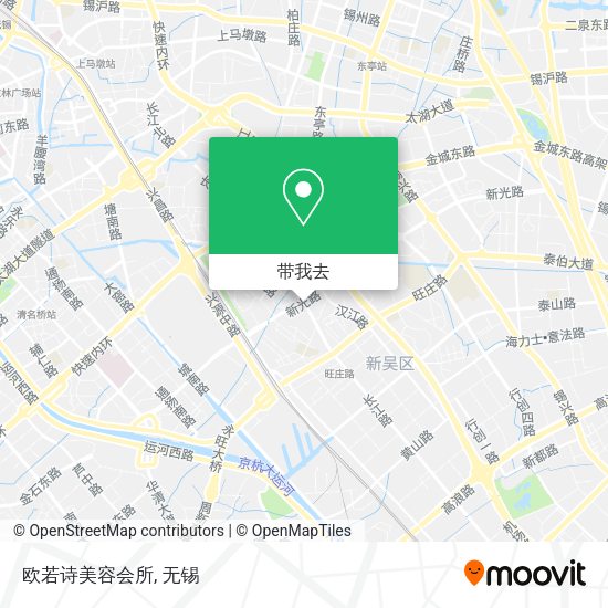 欧若诗美容会所地图