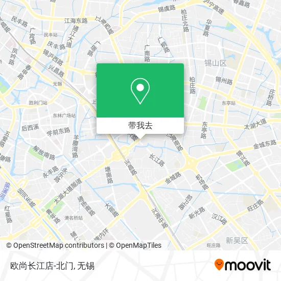 欧尚长江店-北门地图