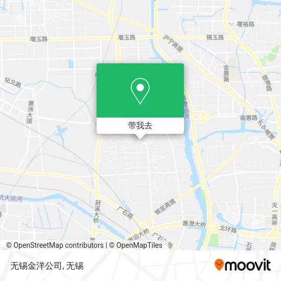 无锡金洋公司地图
