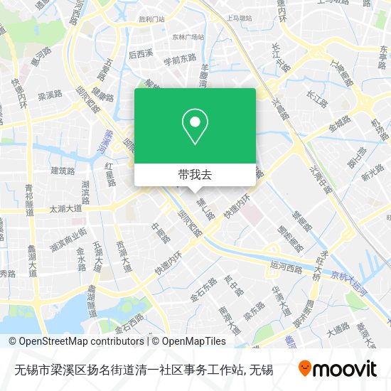 无锡市梁溪区扬名街道清一社区事务工作站地图