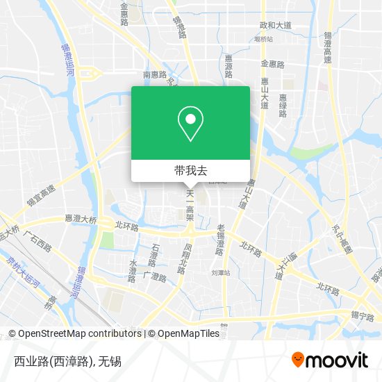 西业路(西漳路)地图