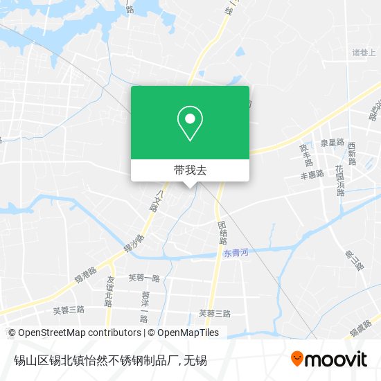 锡山区锡北镇怡然不锈钢制品厂地图