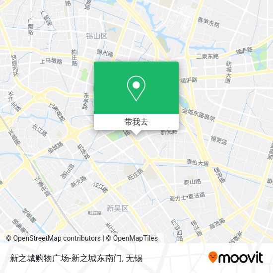 新之城购物广场-新之城东南门地图