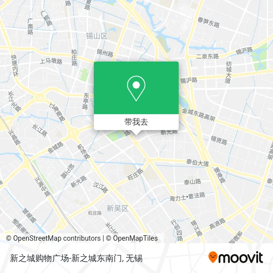 新之城购物广场-新之城东南门地图