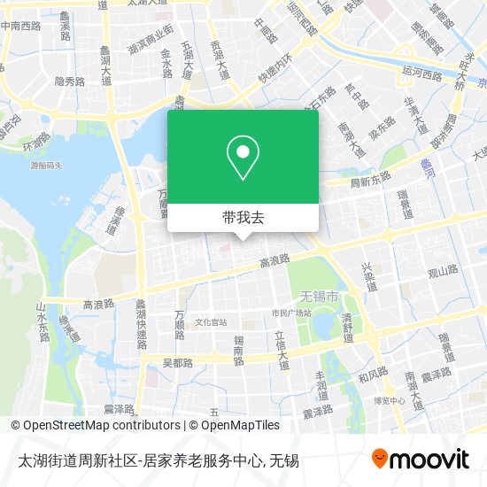 太湖街道周新社区-居家养老服务中心地图