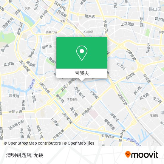 清明钥匙店地图