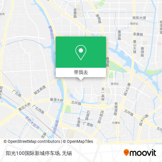 阳光100国际新城停车场地图