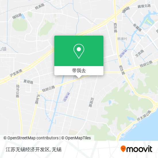 江苏无锡经济开发区地图