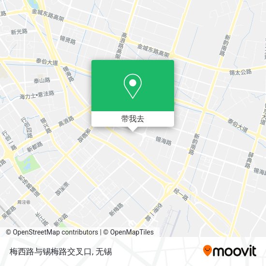 梅西路与锡梅路交叉口地图