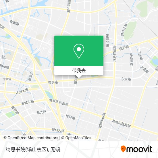 纳思书院(锡山校区)地图