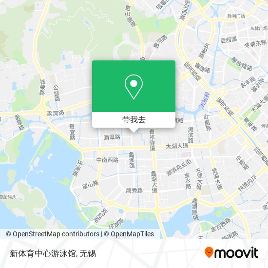 新体育中心游泳馆地图