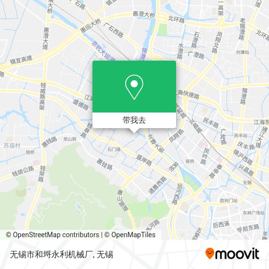 无锡市和埒永利机械厂地图