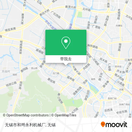 无锡市和埒永利机械厂地图