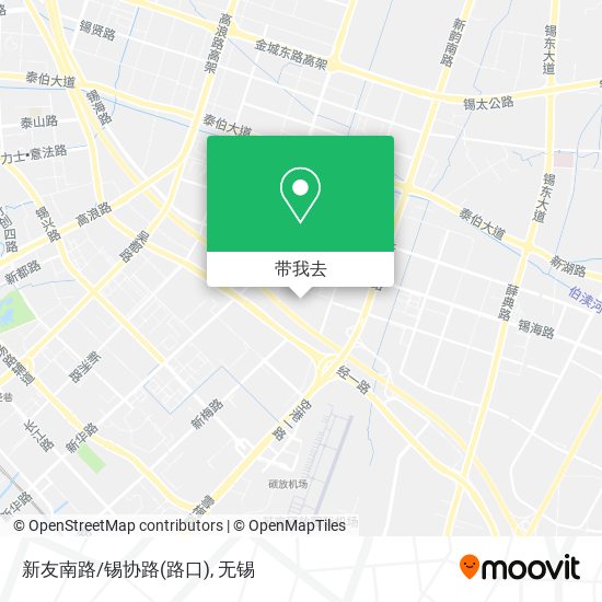 新友南路/锡协路(路口)地图