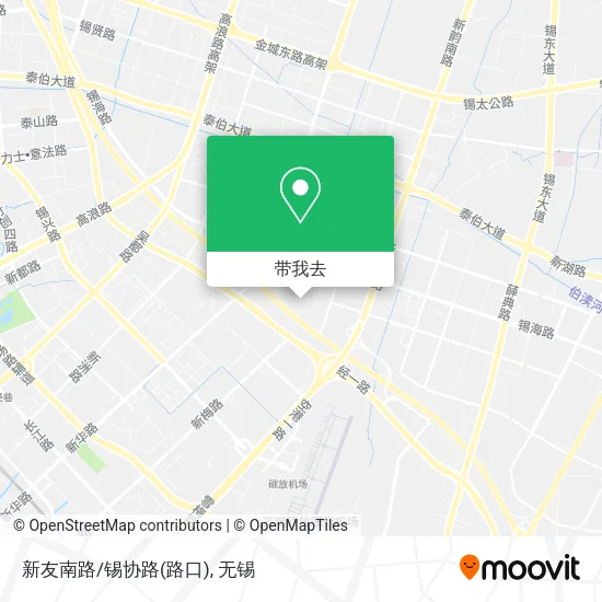 新友南路/锡协路(路口)地图