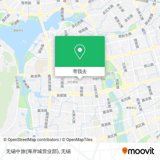 无锡中旅(海岸城营业部)地图