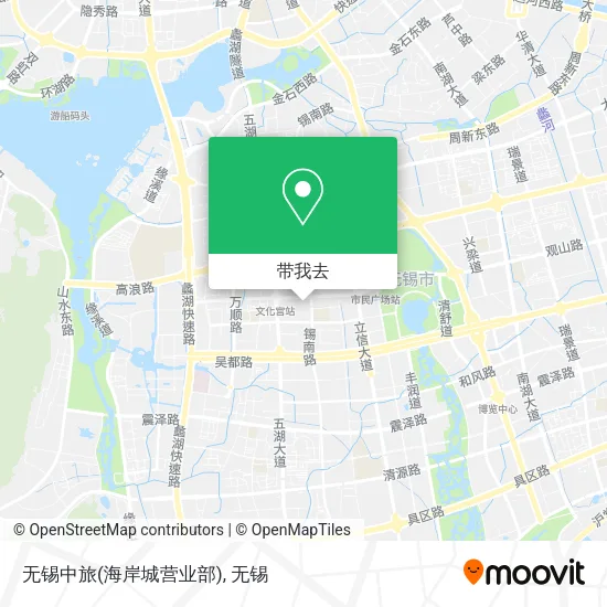 无锡中旅(海岸城营业部)地图