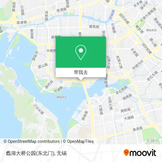 蠡湖大桥公园(东北门)地图