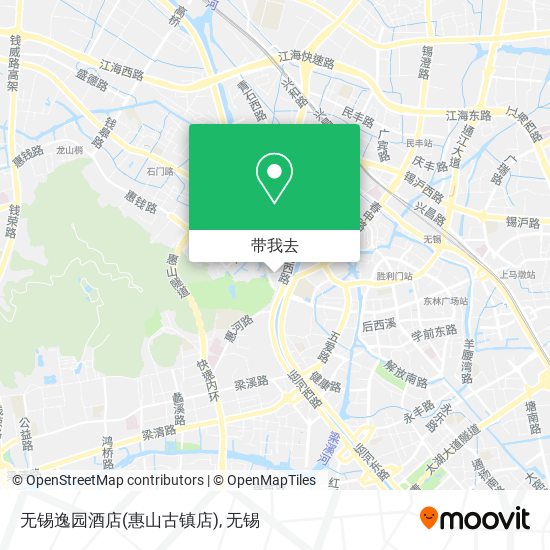 无锡逸园酒店(惠山古镇店)地图