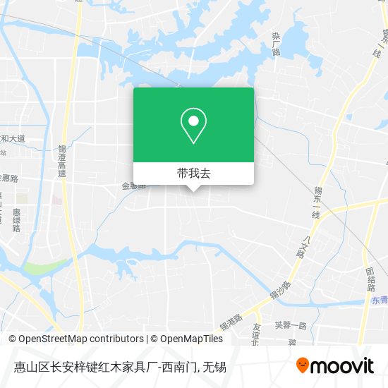 惠山区长安梓键红木家具厂-西南门地图