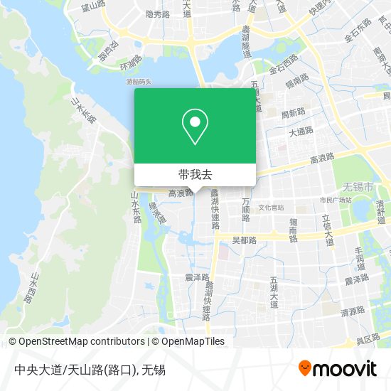 中央大道/天山路(路口)地图