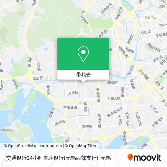 交通银行24小时自助银行(无锡西郊支行)地图