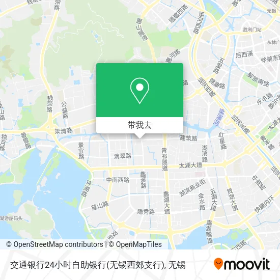 交通银行24小时自助银行(无锡西郊支行)地图