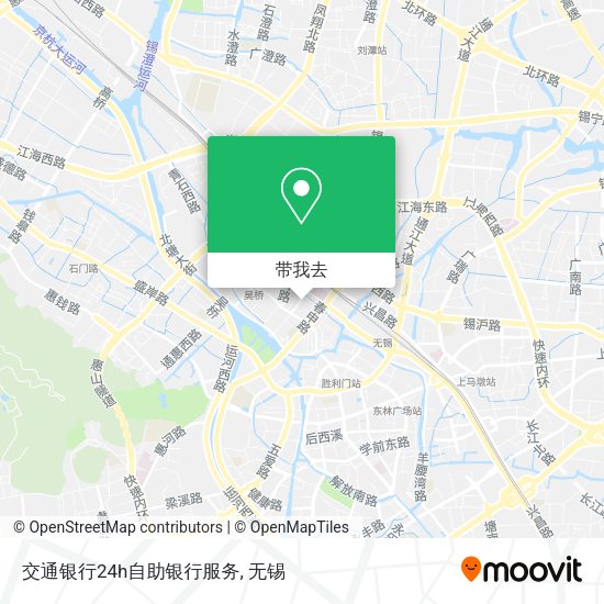 交通银行24h自助银行服务地图
