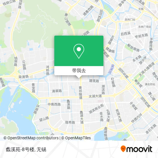 蠡溪苑-8号楼地图