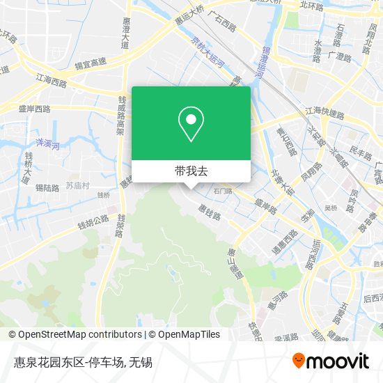 惠泉花园东区-停车场地图
