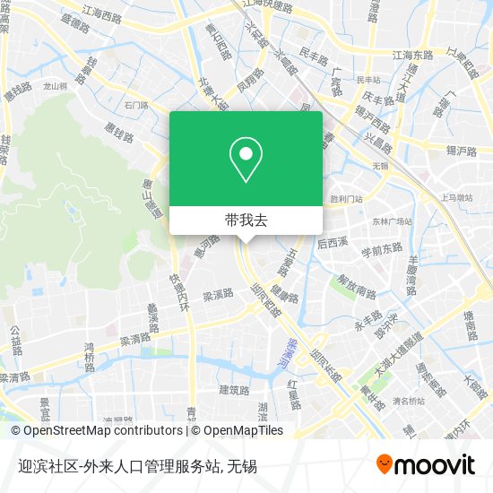 迎滨社区-外来人口管理服务站地图